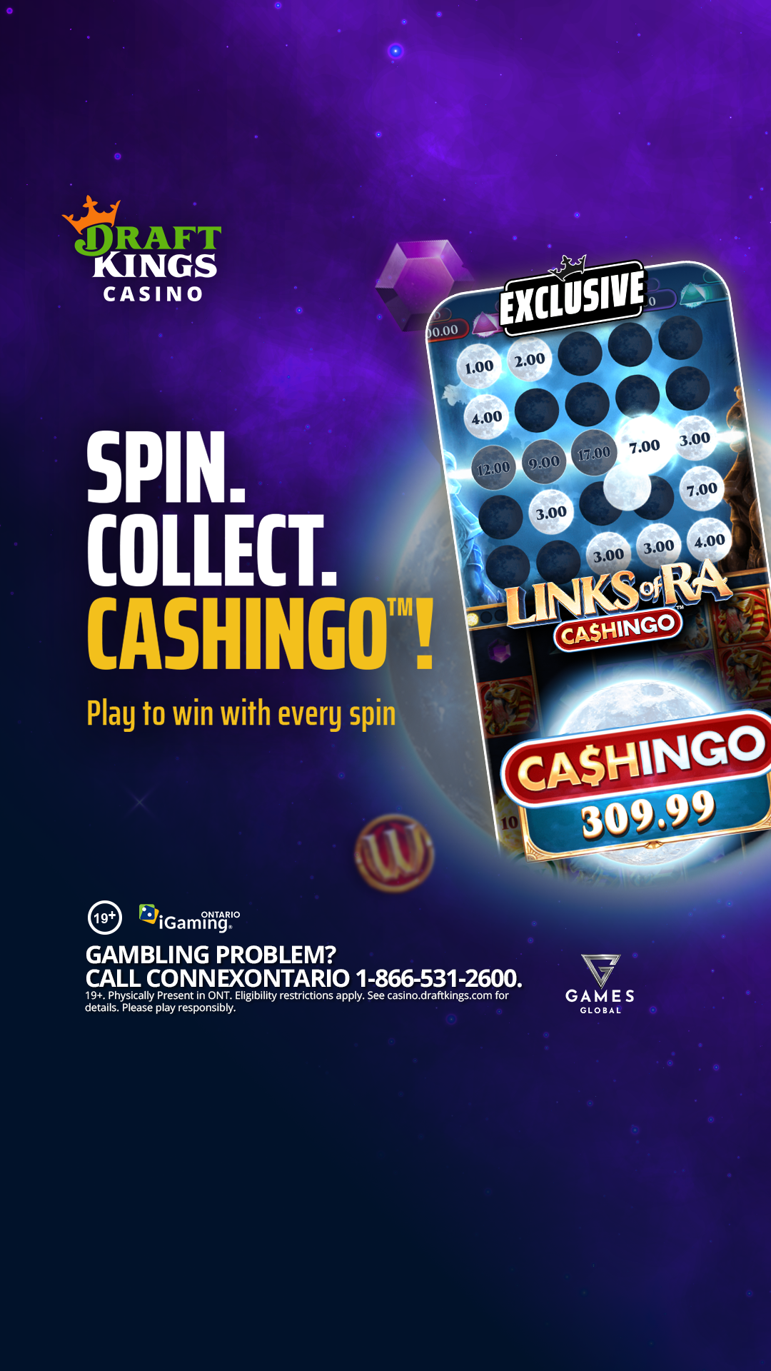 DraftKings Casino Facebook ad