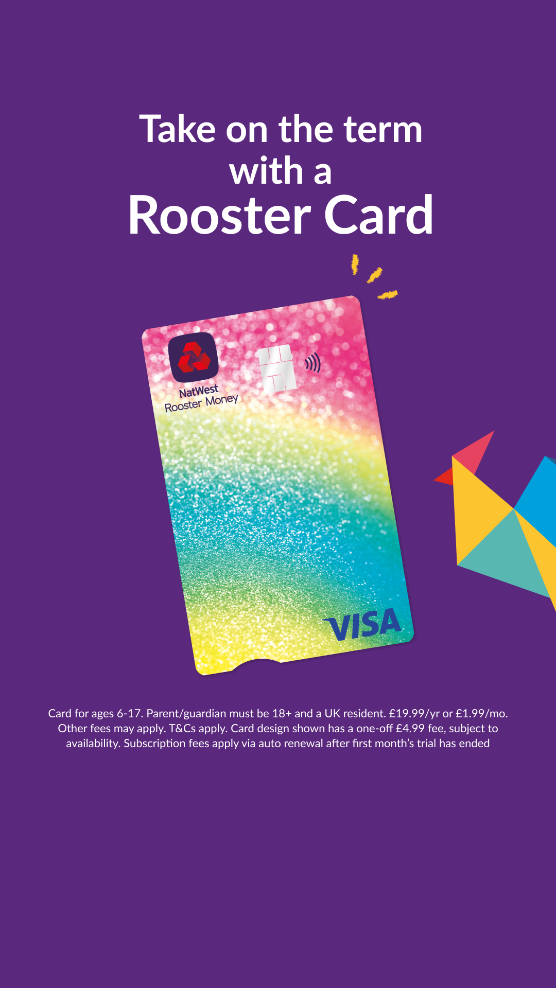 NatWest Rooster Money Facebook ad