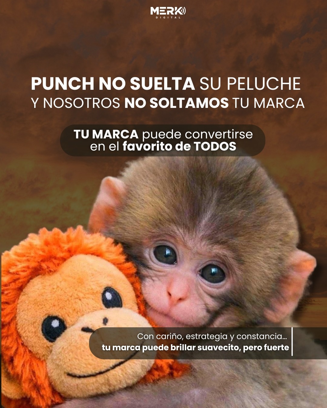 Merk Digital Agency Facebook ad: No es magia… es estrategia.
