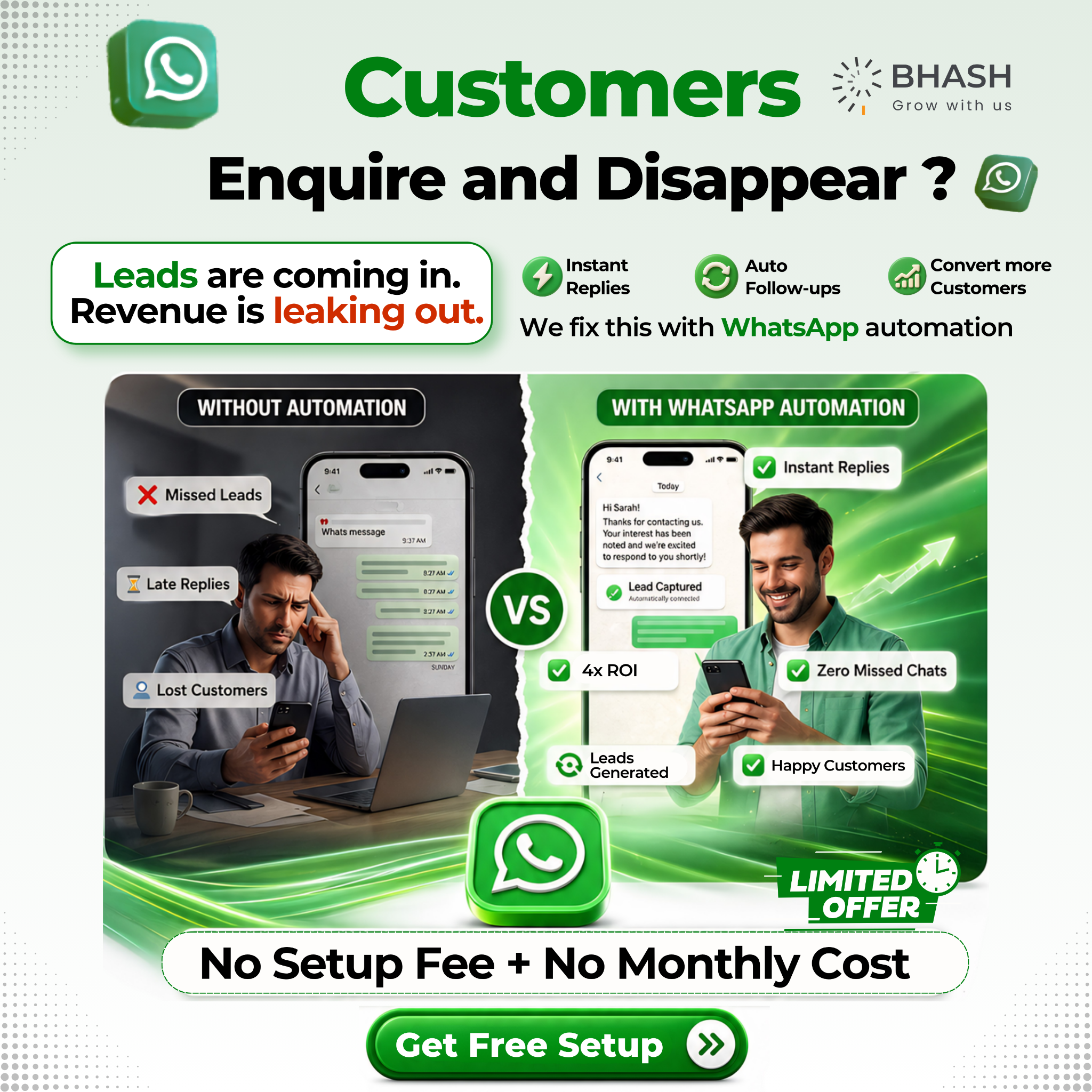 BhashSMS Facebook ad