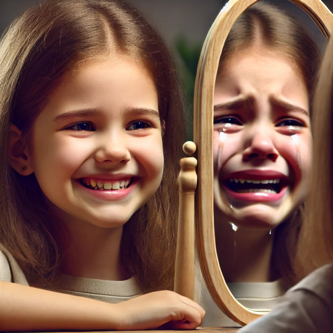 Zelfvertrouwende Ouders Facebook ad: Maar emoties verdwijnen niet wanneer we ze negeren.