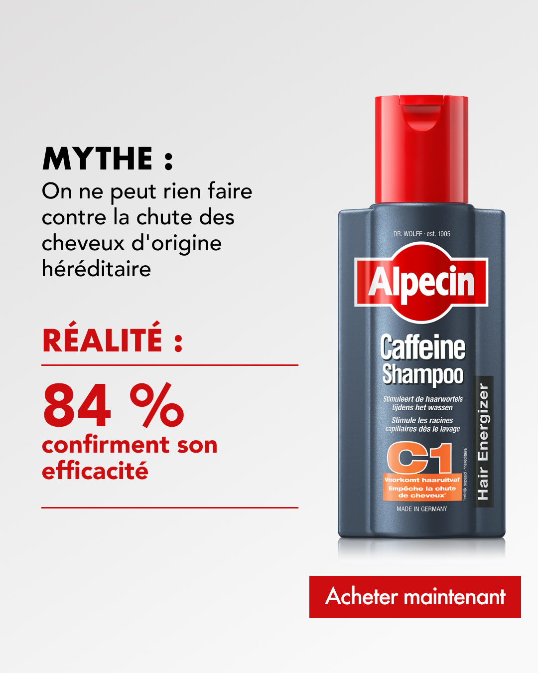 Alpecin Facebook ad
