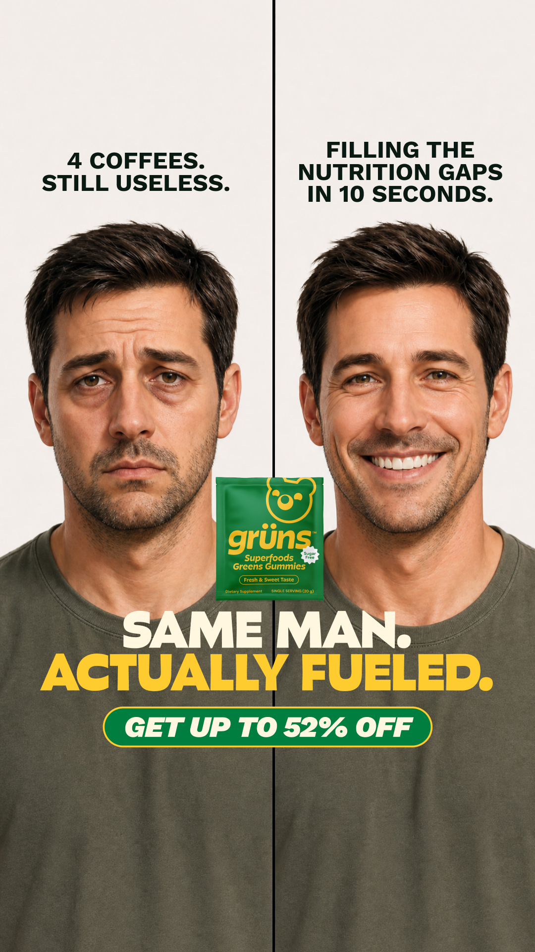 Grüns Facebook ad