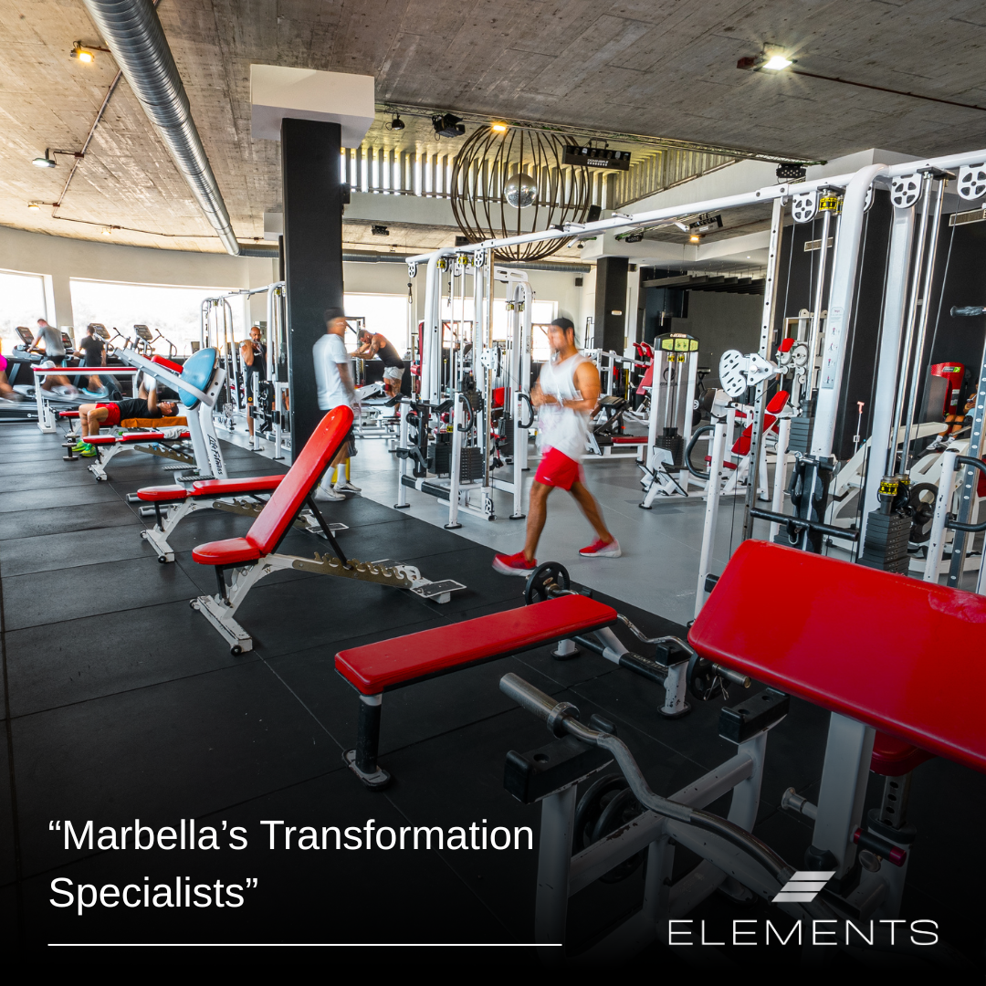 Elements Gym Marbella Facebook ad: Marbella's Original Personal Training Gym