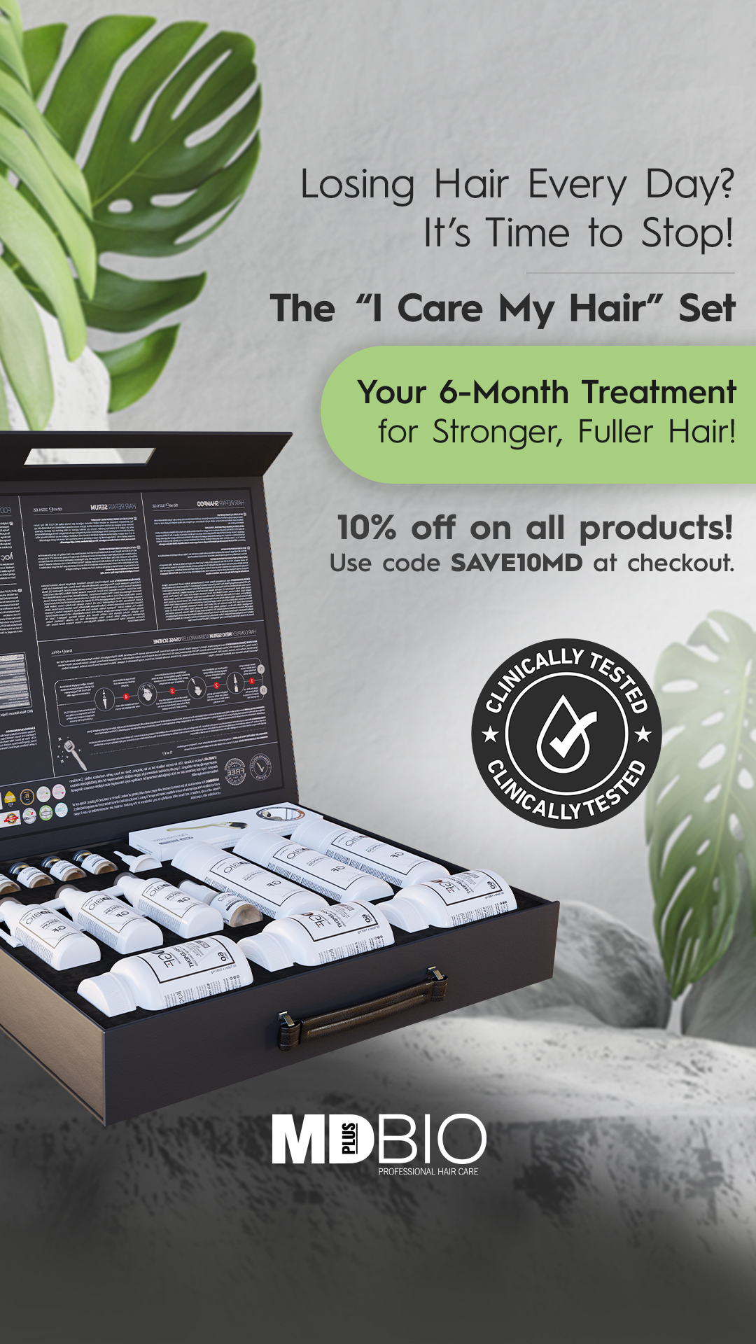 MD Plus Bio Professional Hair Care Facebook ad