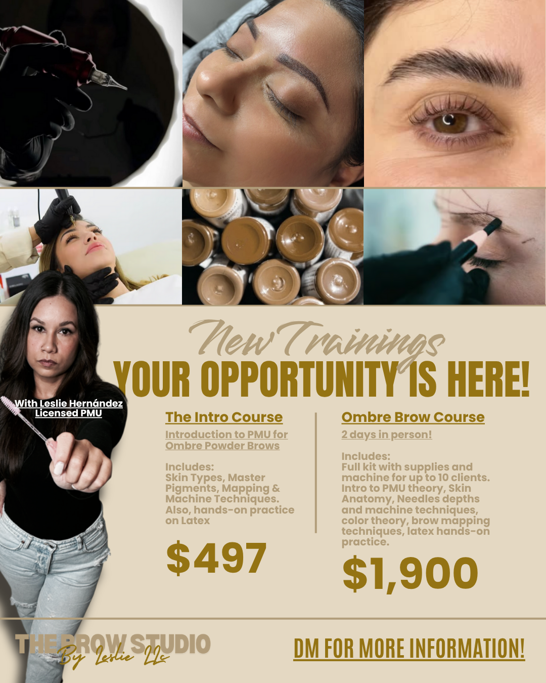 The Brow Studio By Leslie Facebook ad