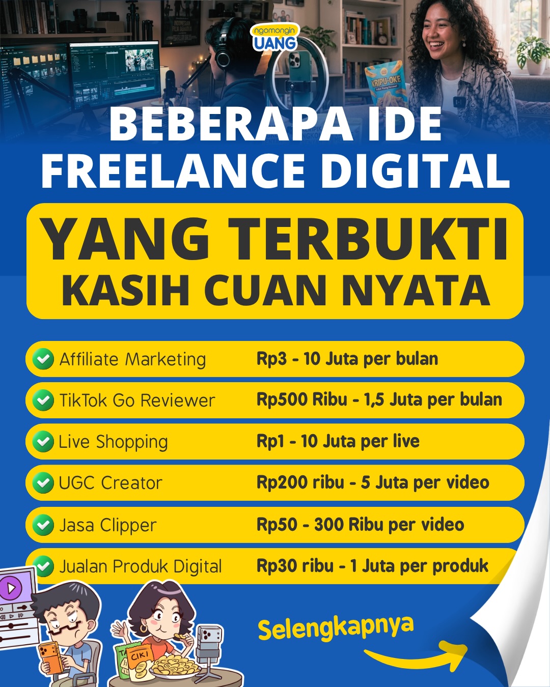 Ngomongin Uang Indonesia Facebook ad