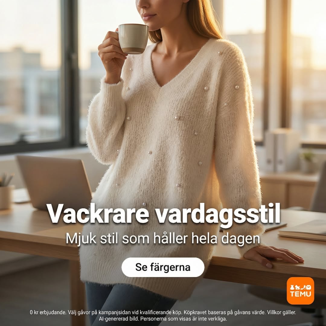 Temu Sweden Facebook ad