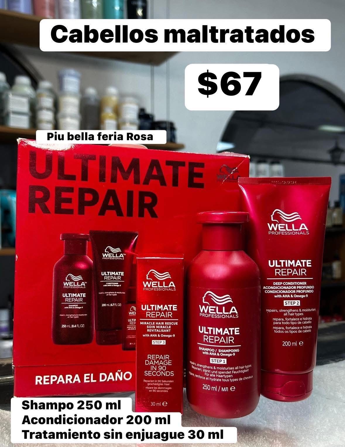 Piubella feria Rosa 1 Facebook ad: Dale a tu cabello el cuidado que merece