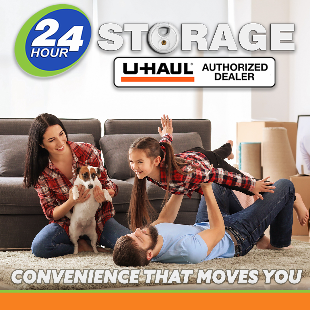 24 Hour Storage Ocean Springs Facebook ad: Take advantage of our convenient Uhaul vans, trucks…