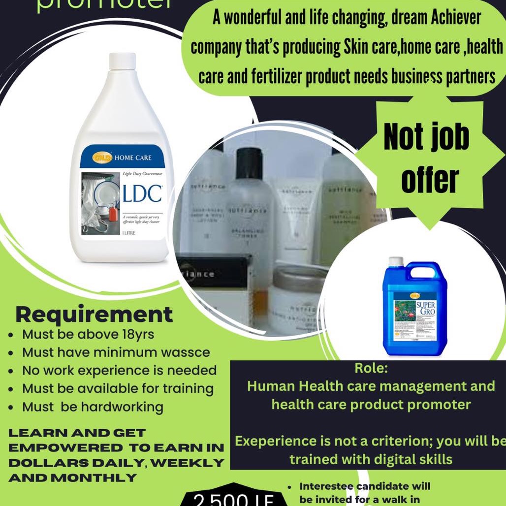 Neolife OSTStartup Sierraleone Facebook ad: WhatsApp +23272136842