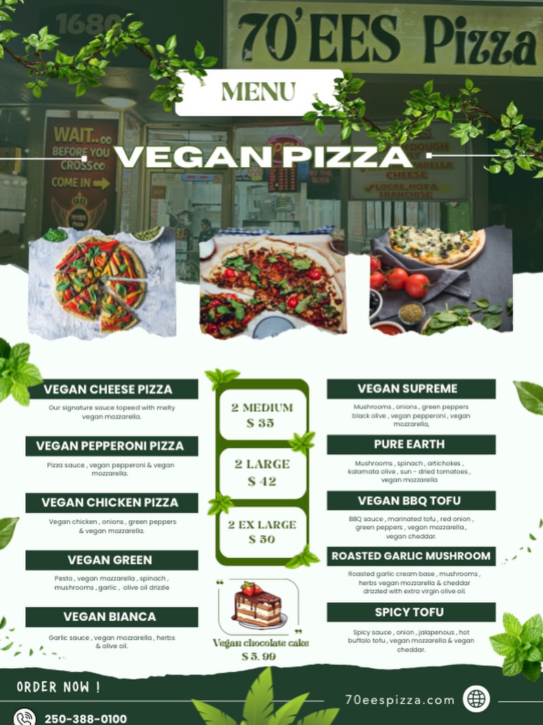 70’ees pizza Facebook ad: 70'EES Pizza