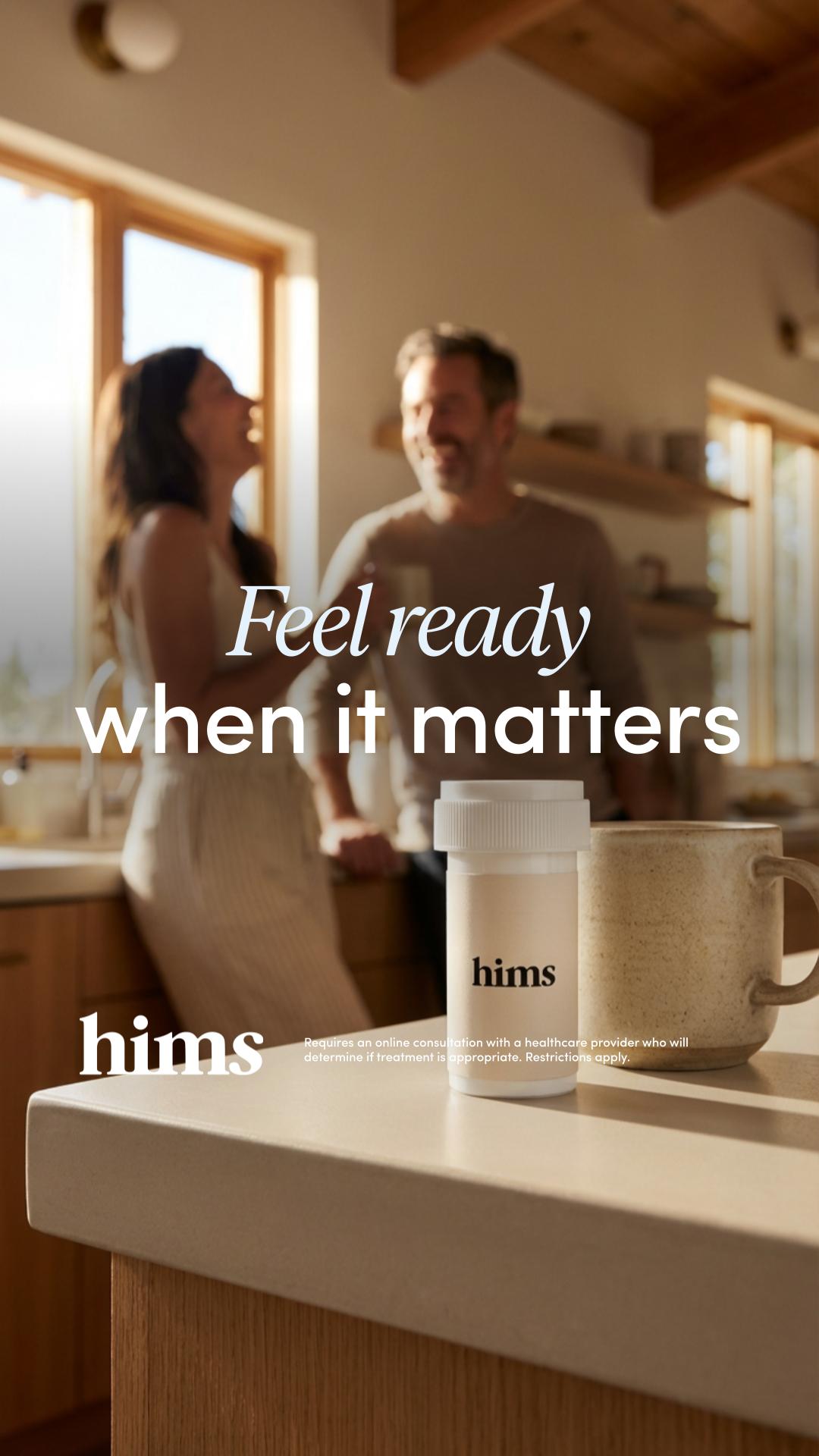 hims Facebook ad
