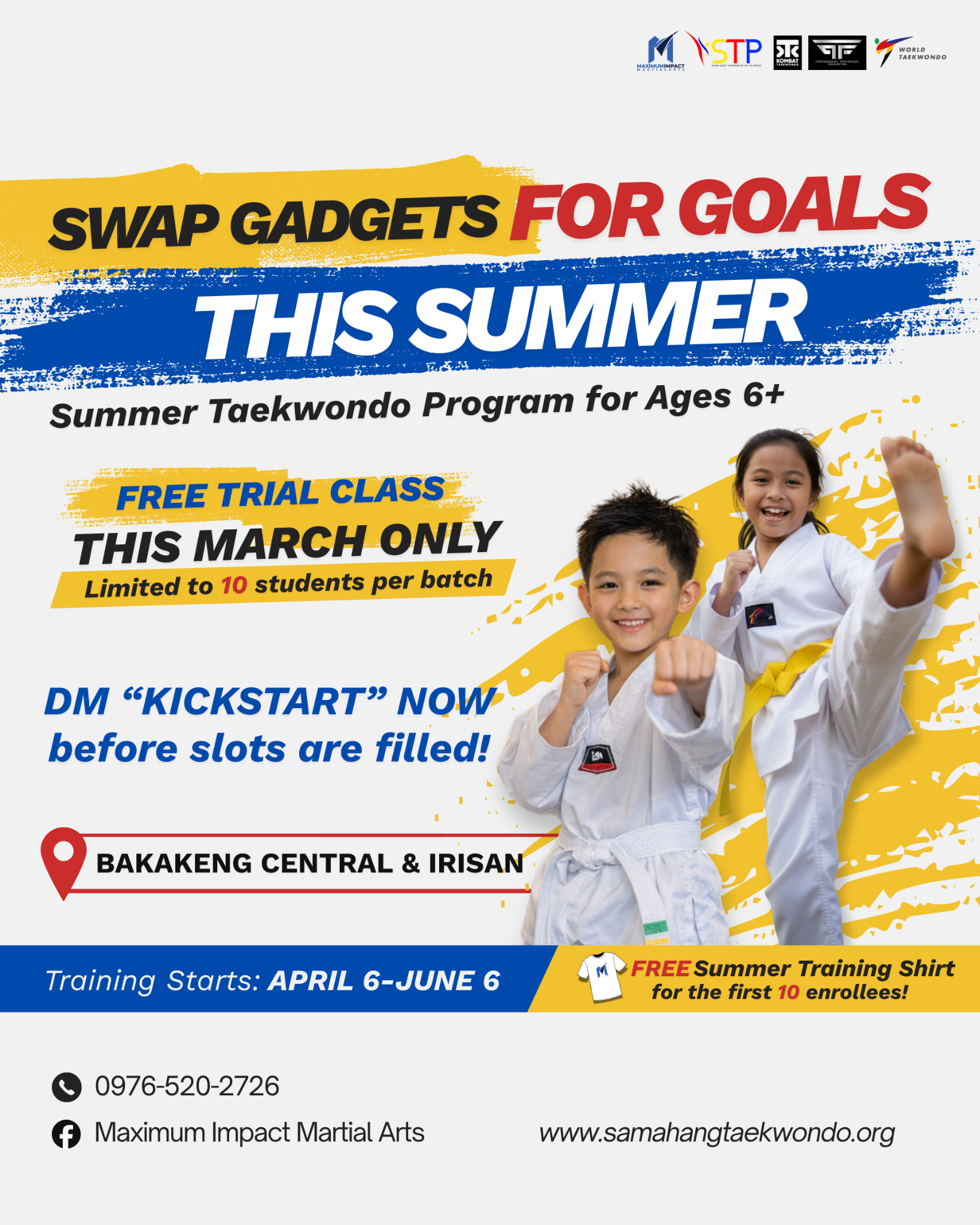 Maximum Impact Martial Arts Facebook ad from Mar 4, 2026