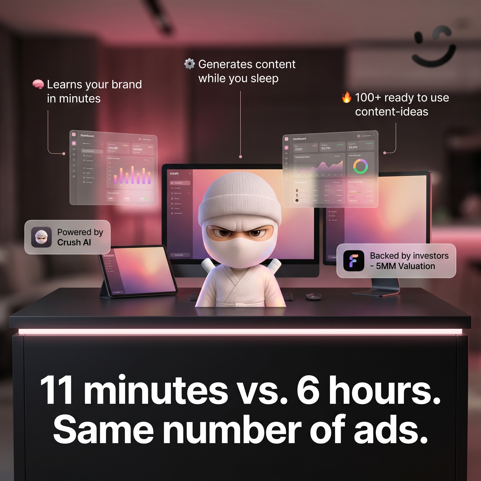 trycrush.ai Facebook ad