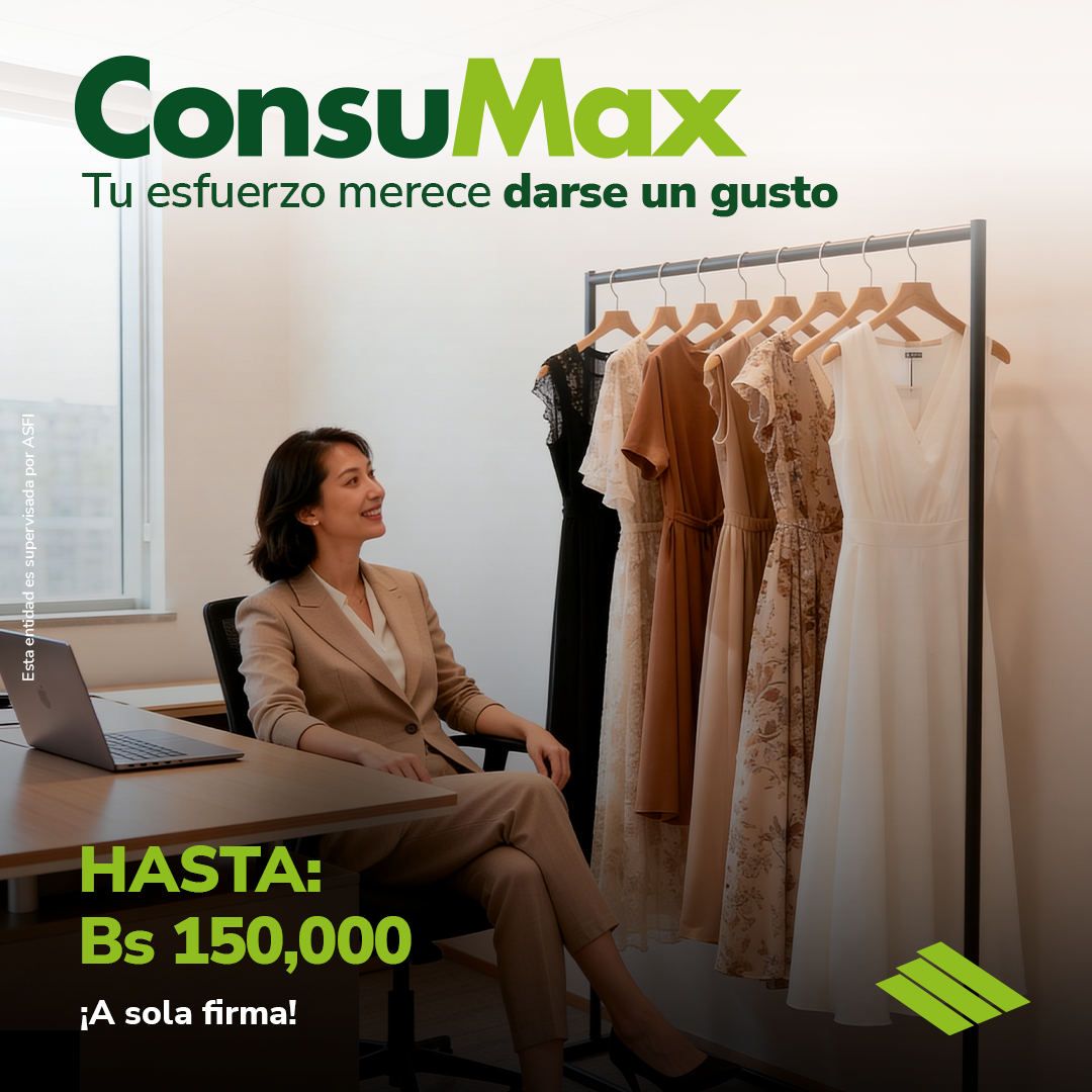 Banco Ganadero Facebook ad: Consumax está para ti