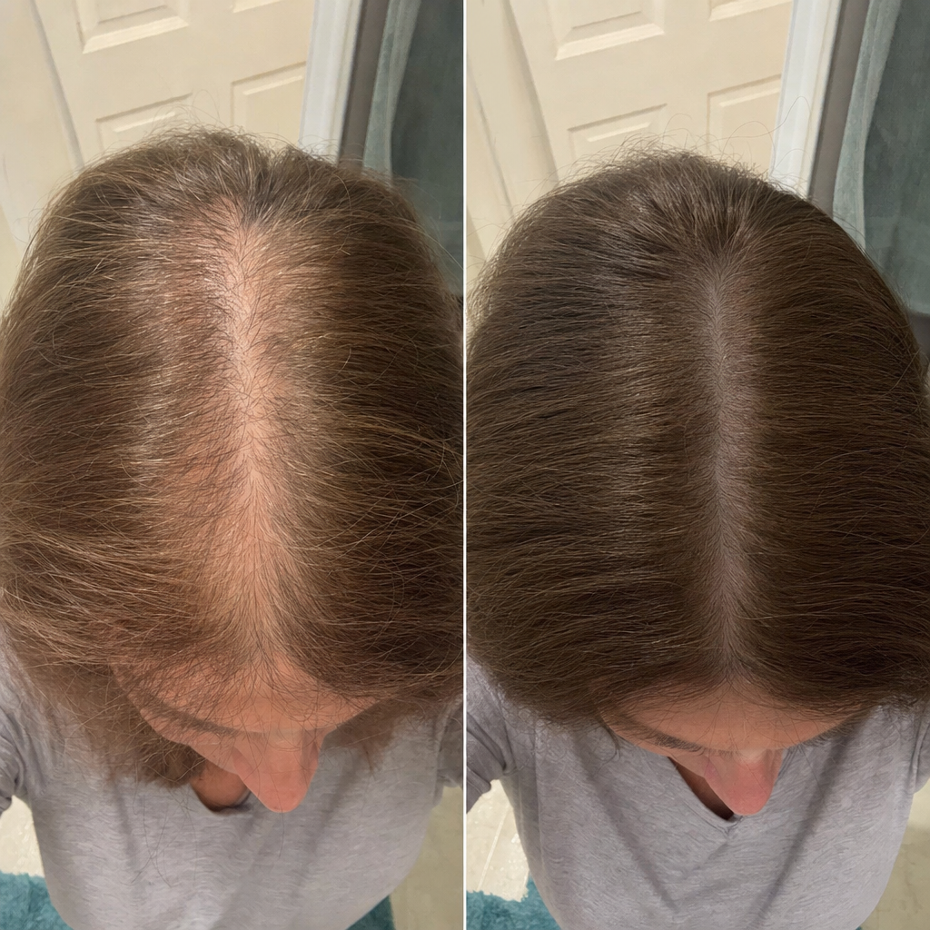 Elizabeth white Facebook ad: Menopause: How did they get their hair back?