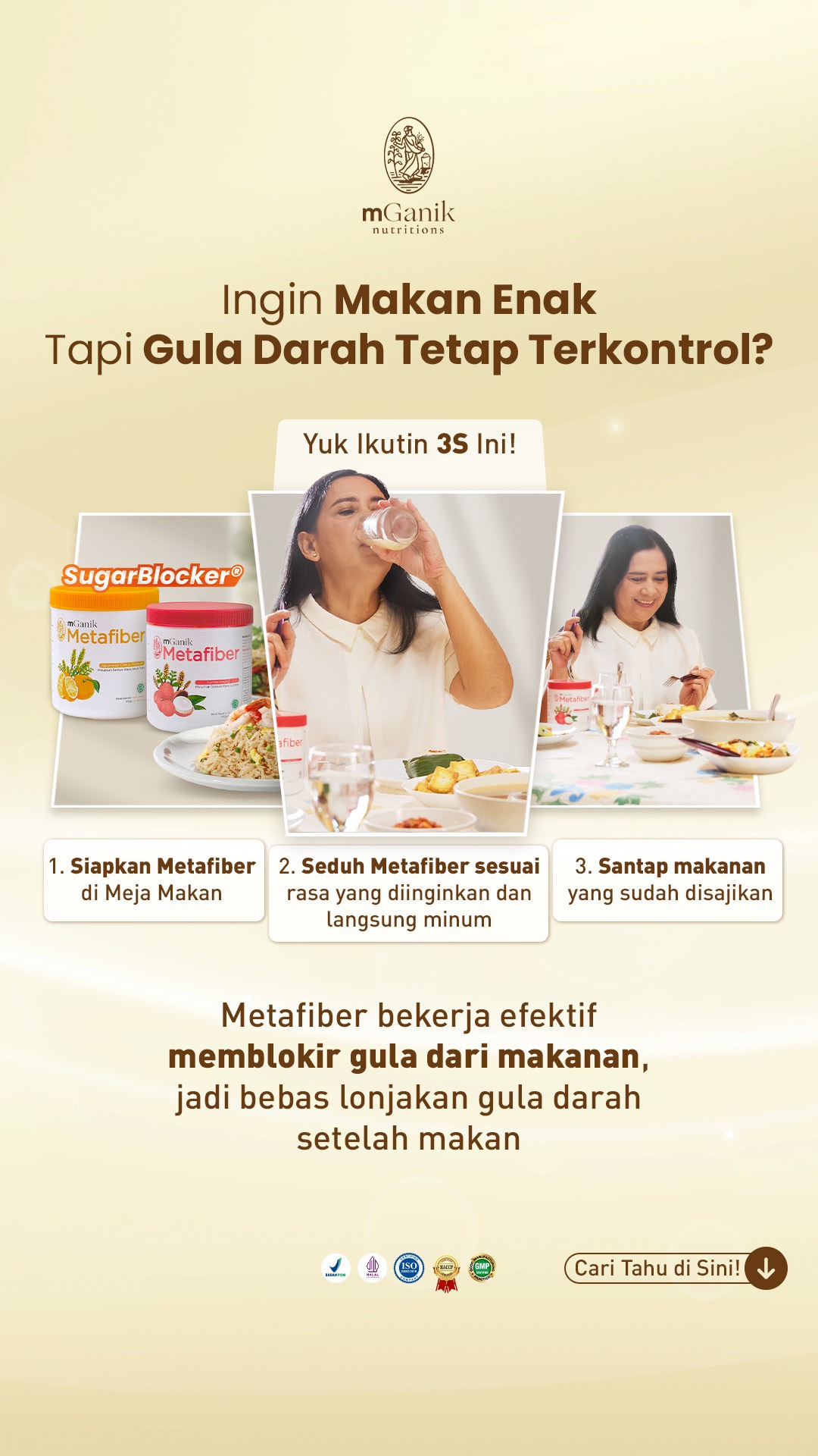 mGanik Metafiber Expert Diabetes Facebook ad