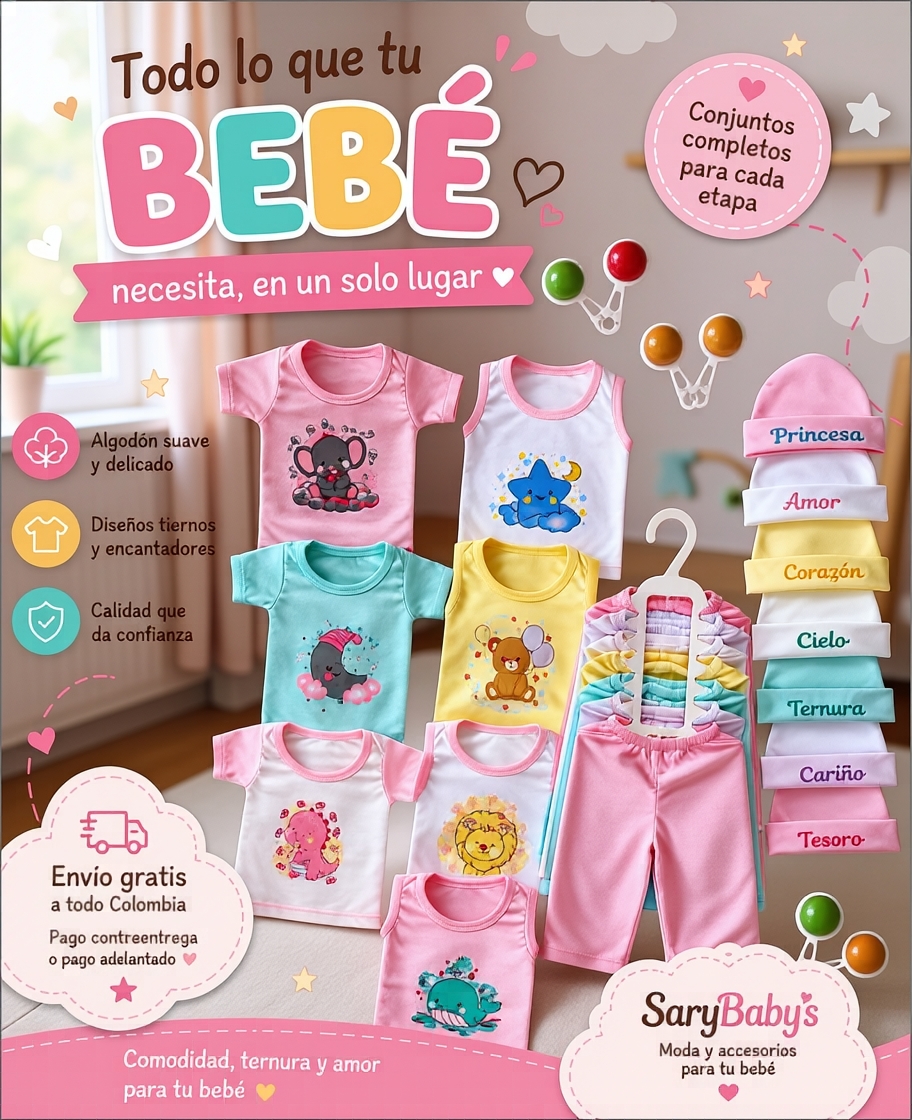 Sarybabys Facebook ad: PAGO CONTRAENTREGA