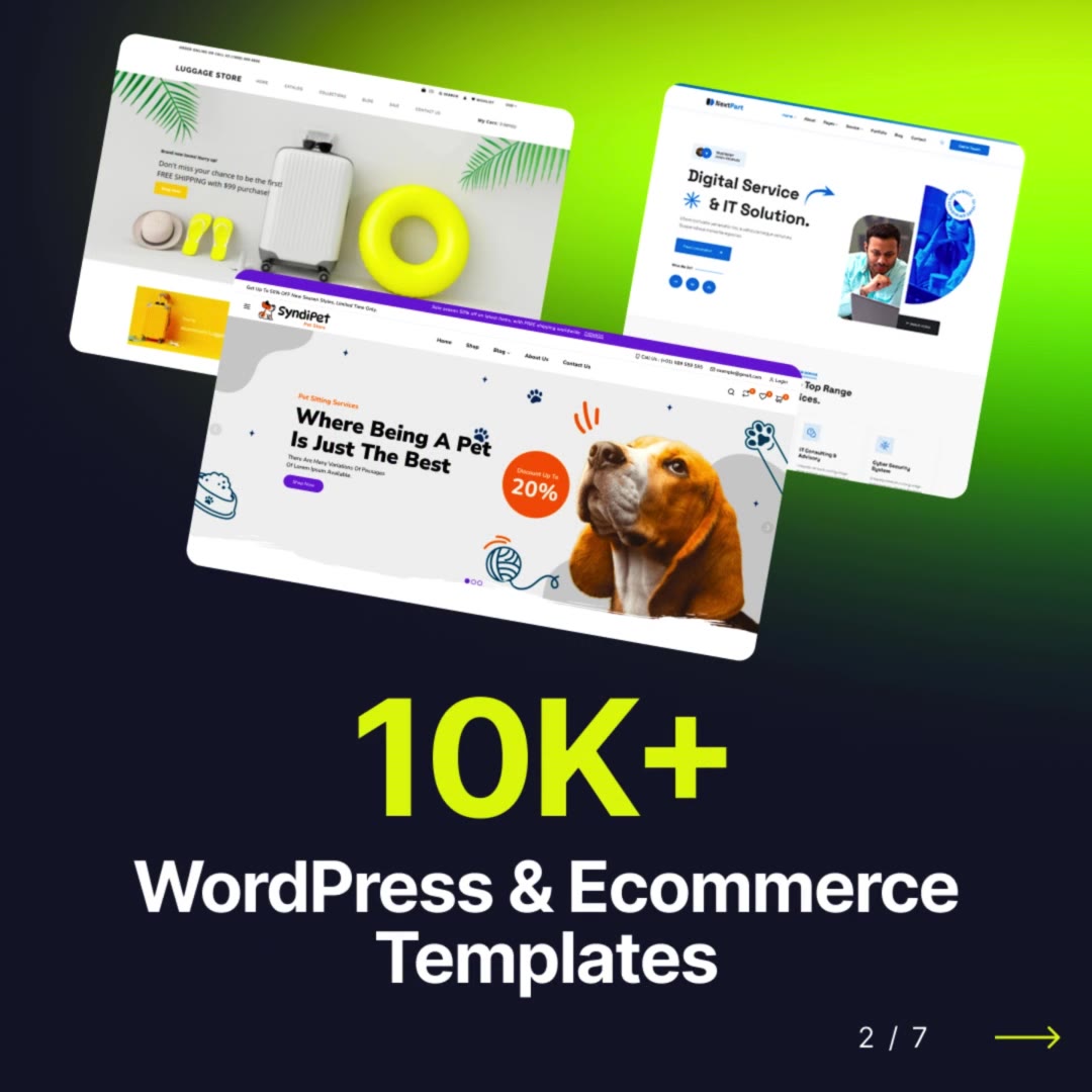 TemplateMonster.com Facebook ad: Your unlimited creative subscription