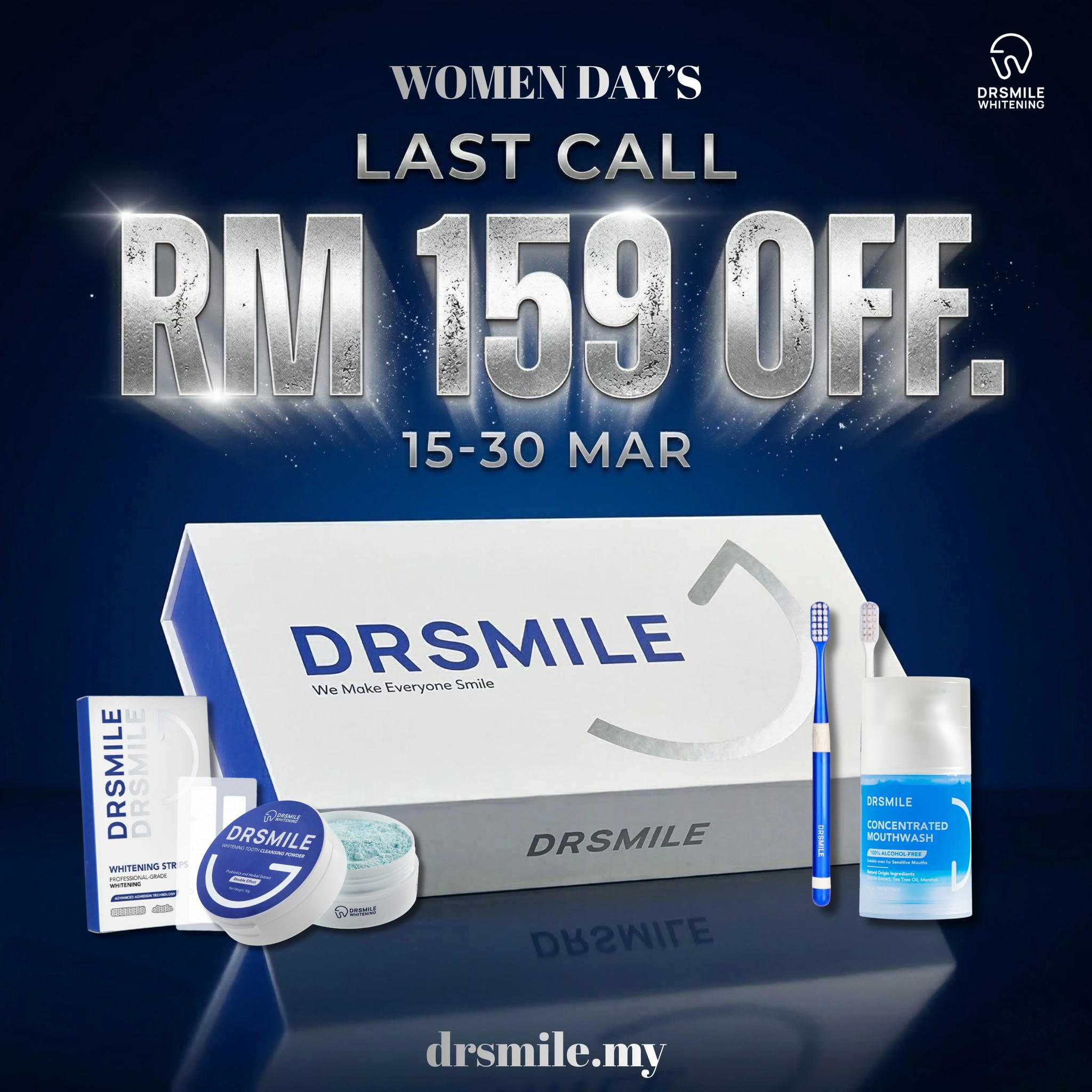Dr Smile Whitening Solution Facebook ad
