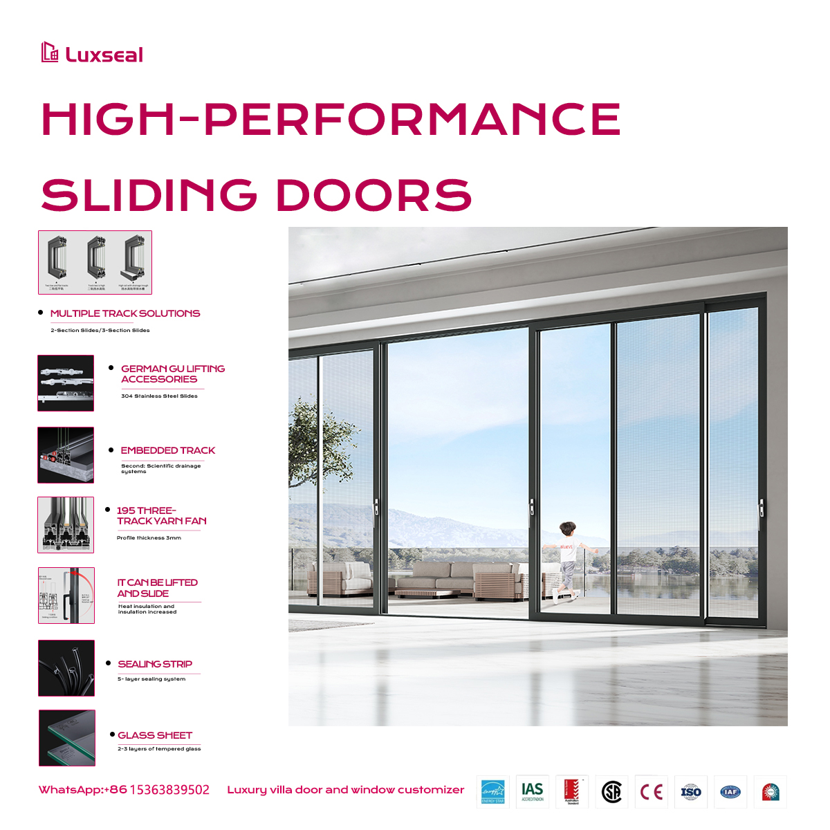 Luxseal door and window Facebook ad