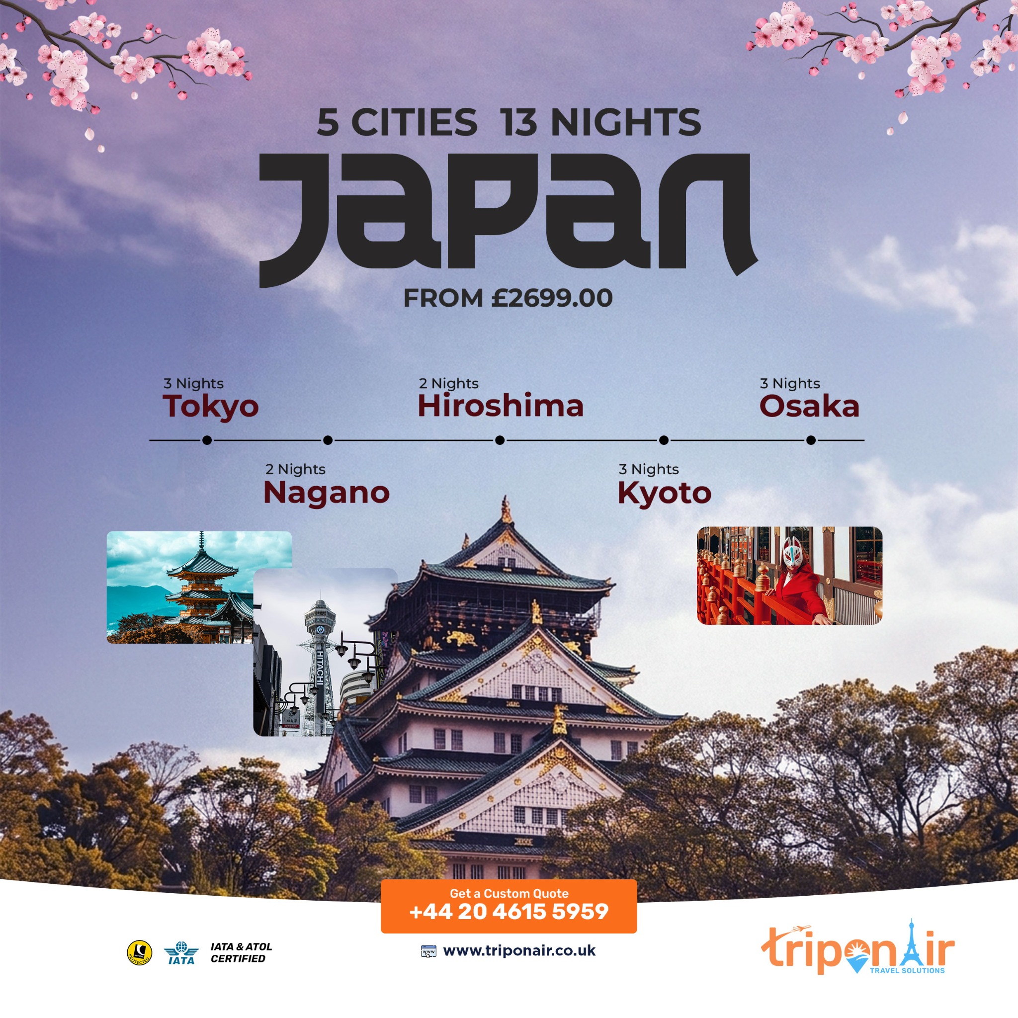Triponair UK Facebook ad: O% Interest Free Payment Plan