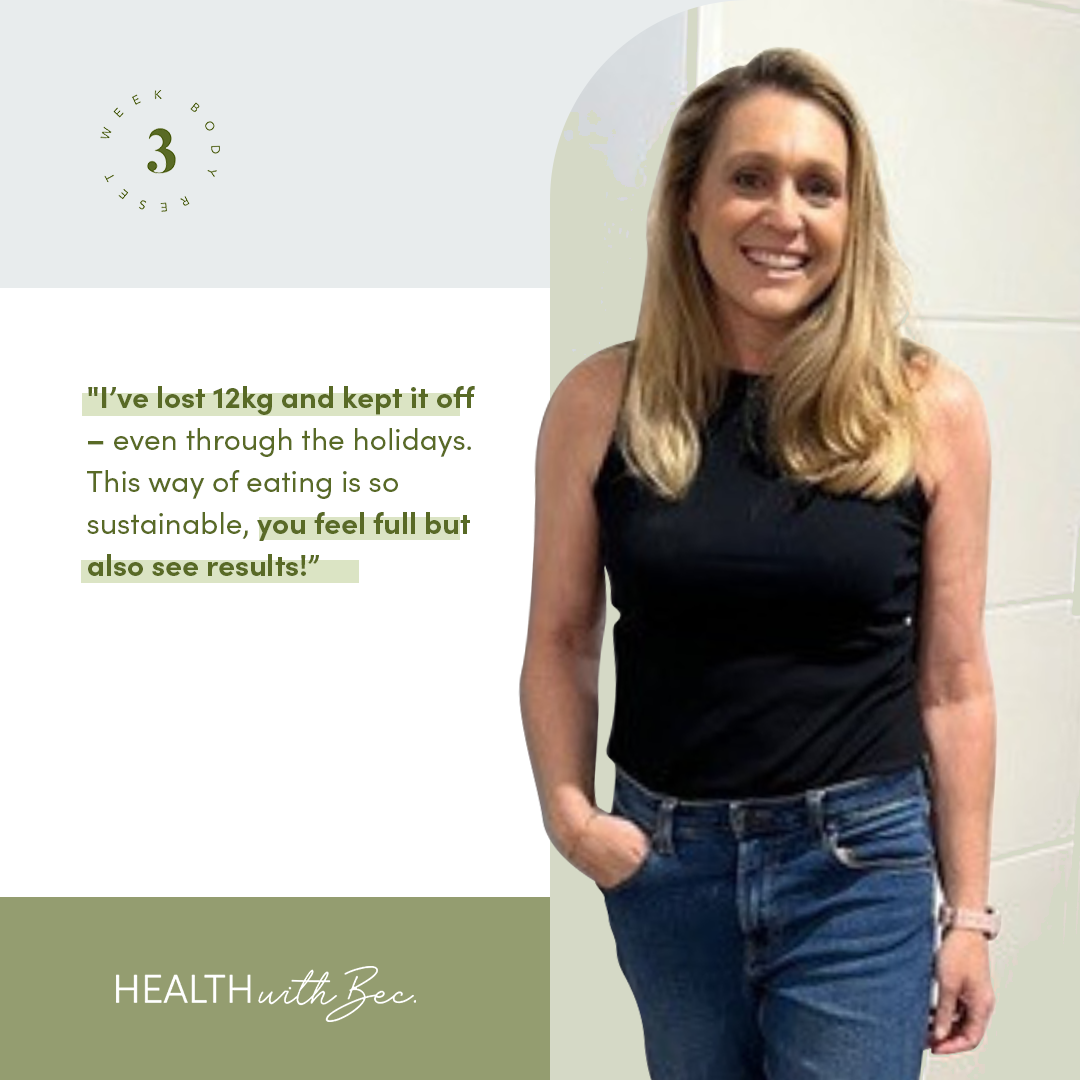 Health With Bec Facebook ad