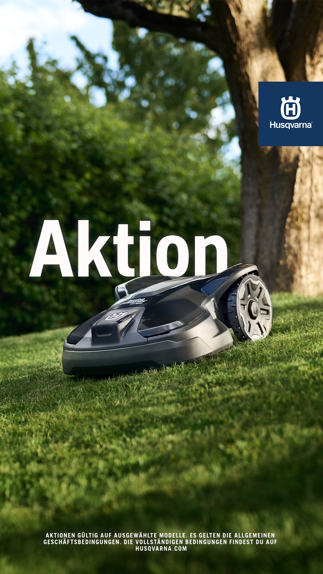 Husqvarna Facebook ad: Zeitlich begrenztes Angebot