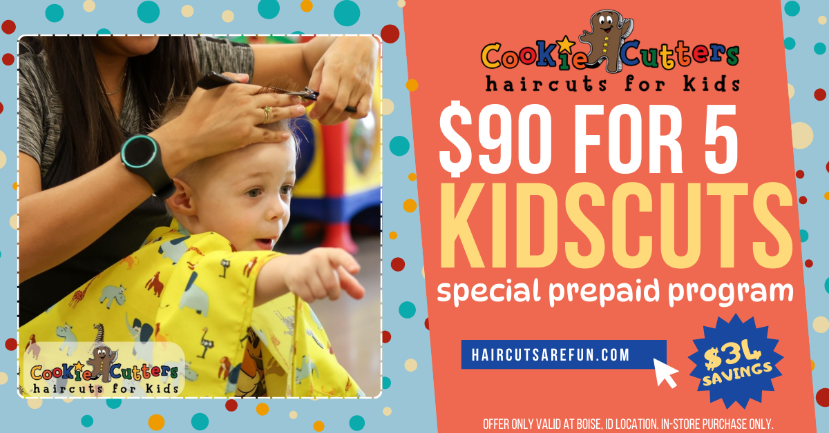 Cookie Cutters Haircuts for Kids - Boise Facebook ad: Looking for a place that understands kids and delivers…