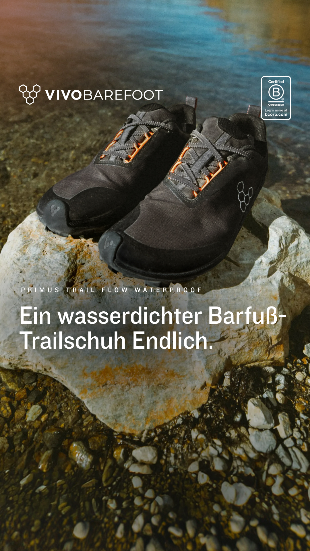 Vivobarefoot Facebook ad: Befreie deine Füße