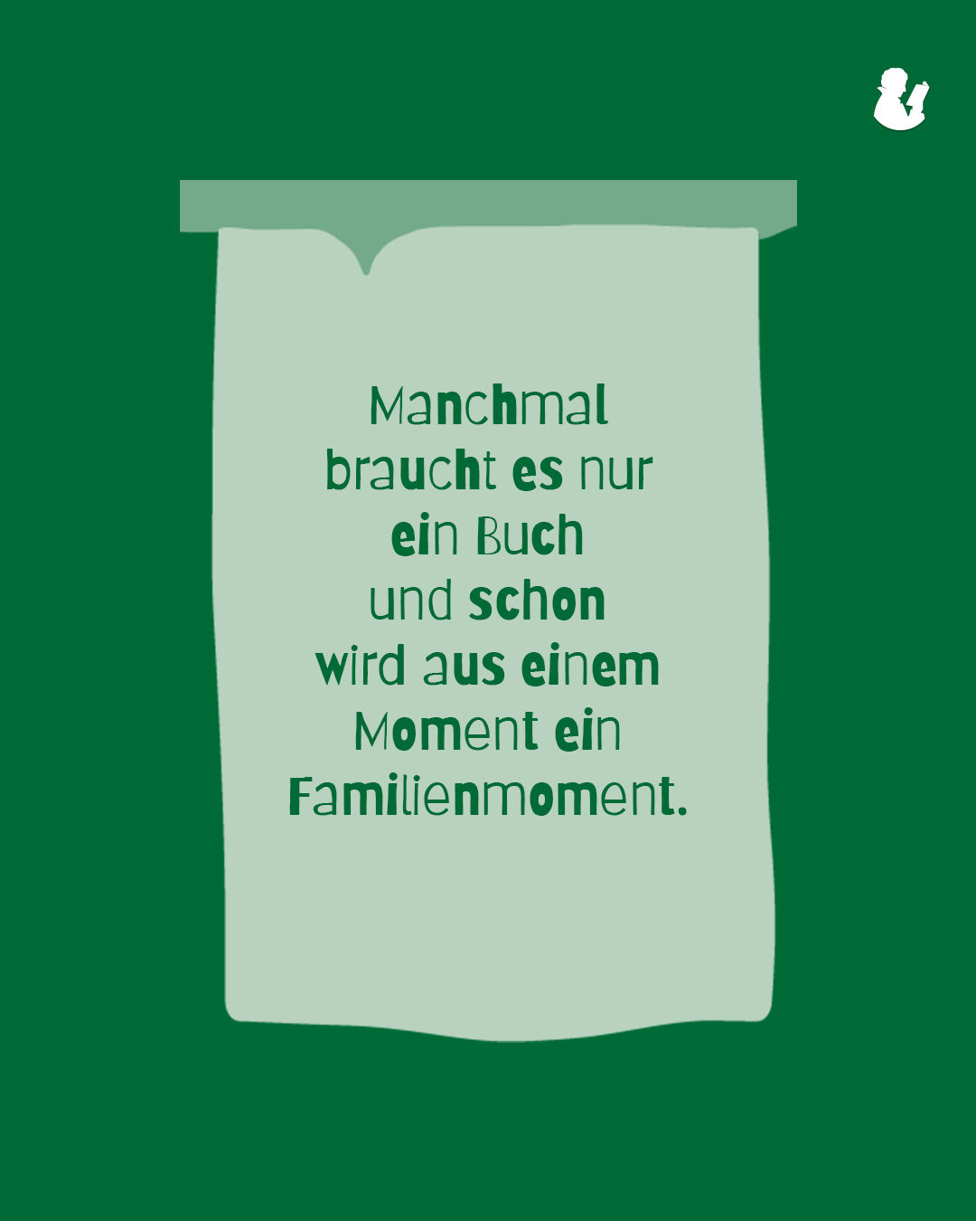 Osiander Familie Facebook ad: Welches Buch ist das bei euch?