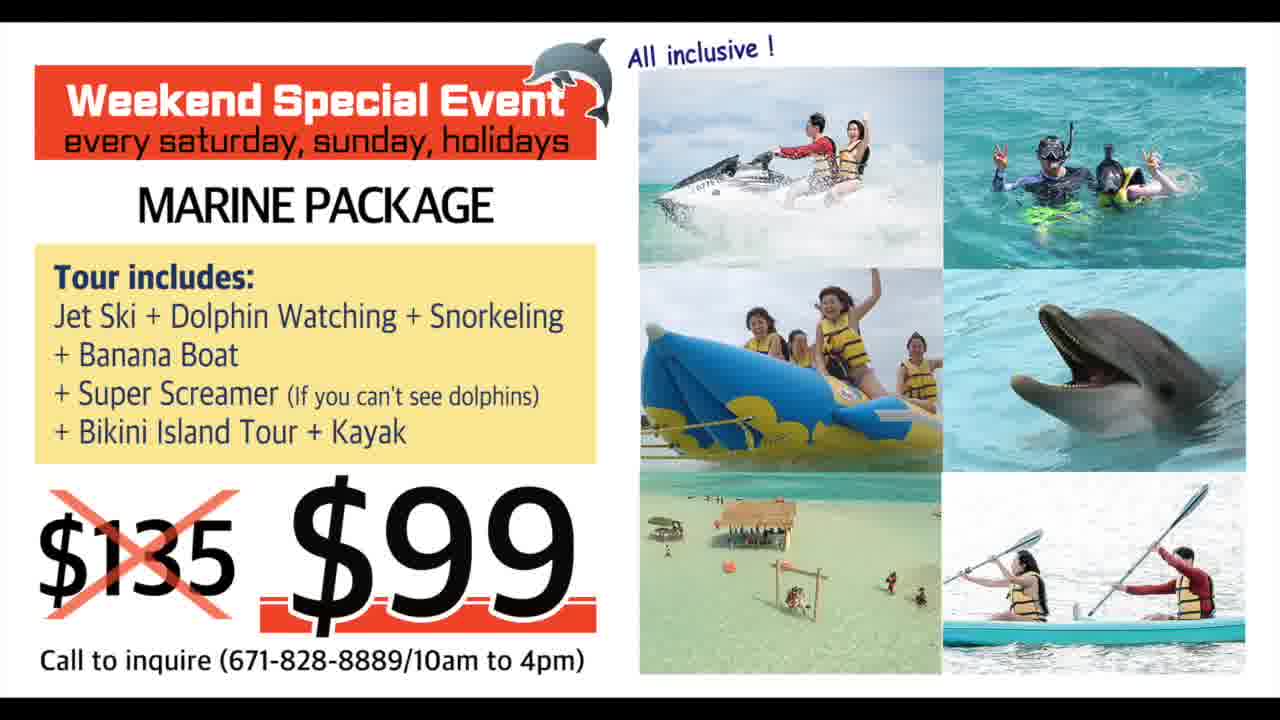 Guam Bikini Island Club Facebook ad: Special Discount for Local and Military