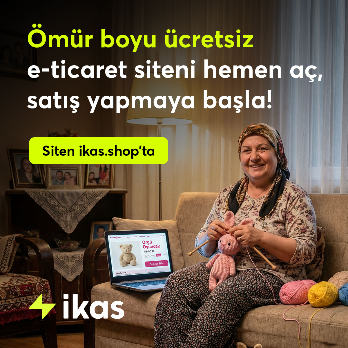 ikas Facebook ad from Mar 23, 2026