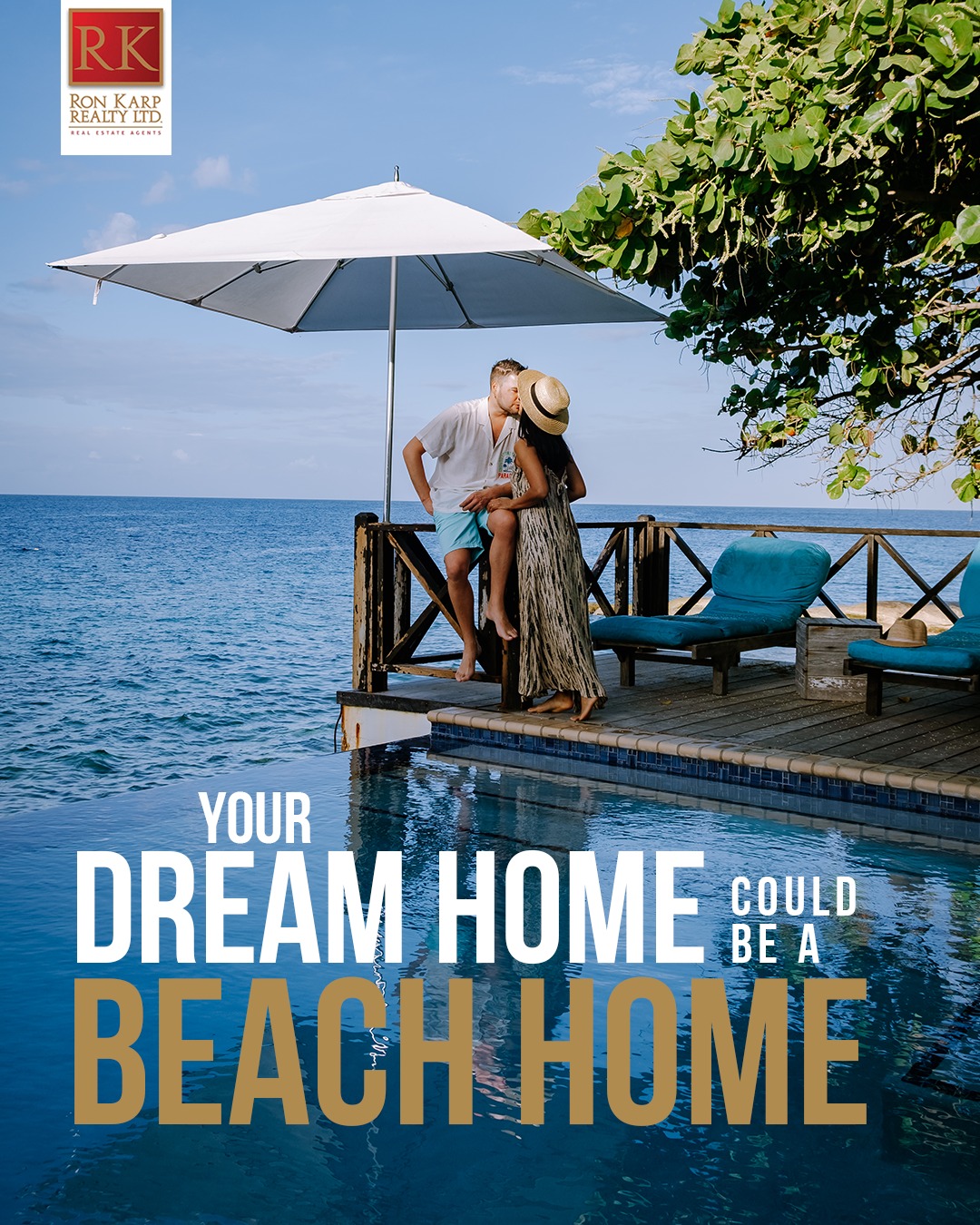 Ron Karp Realty Ltd. Facebook ad: You can live a stone throw away from…