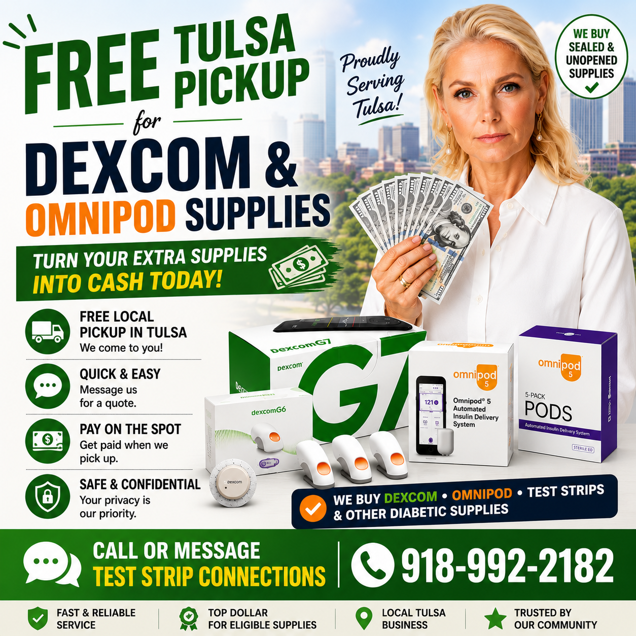 Test Strip Connections Facebook ad