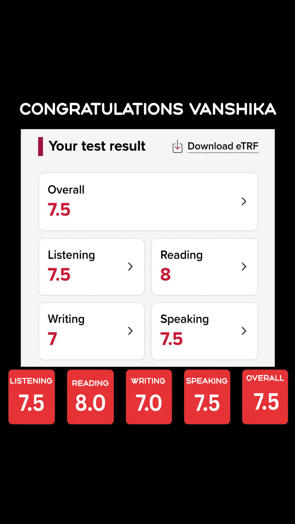 IELTS with Meghna Facebook ad: Get your Desired Band Score Effortlessly