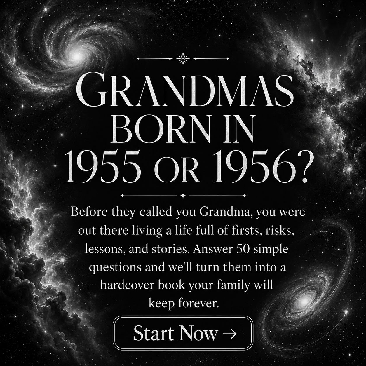 Memowrite Facebook ad