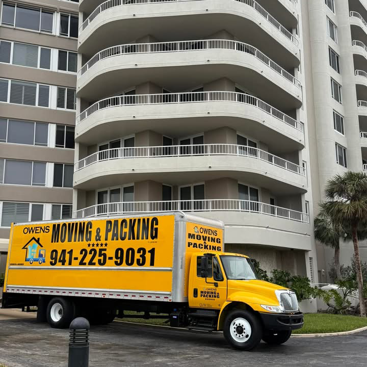 Owen's Moving and Packing LLC Facebook ad: Moving Services | Owens Moving & Packing | Sarasota FL