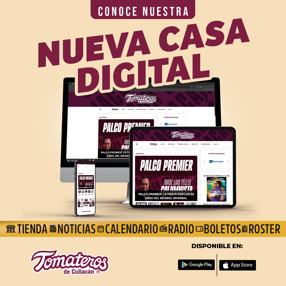 Tomateros de Culiacán Facebook ad from Jun 23, 2024