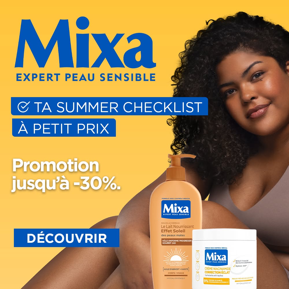 Mixa Facebook ad: Sur une sélection Mixa