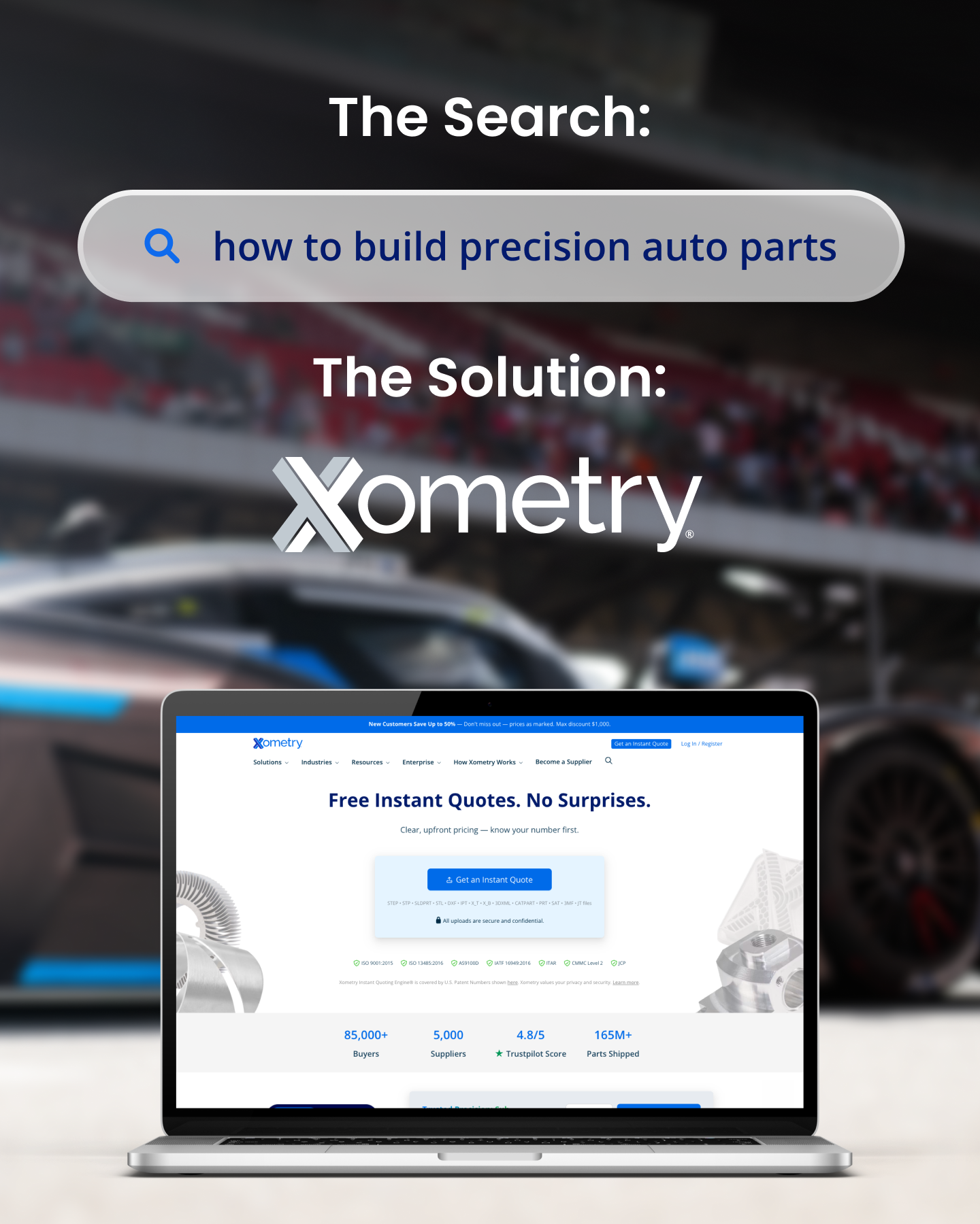Xometry Facebook ad
