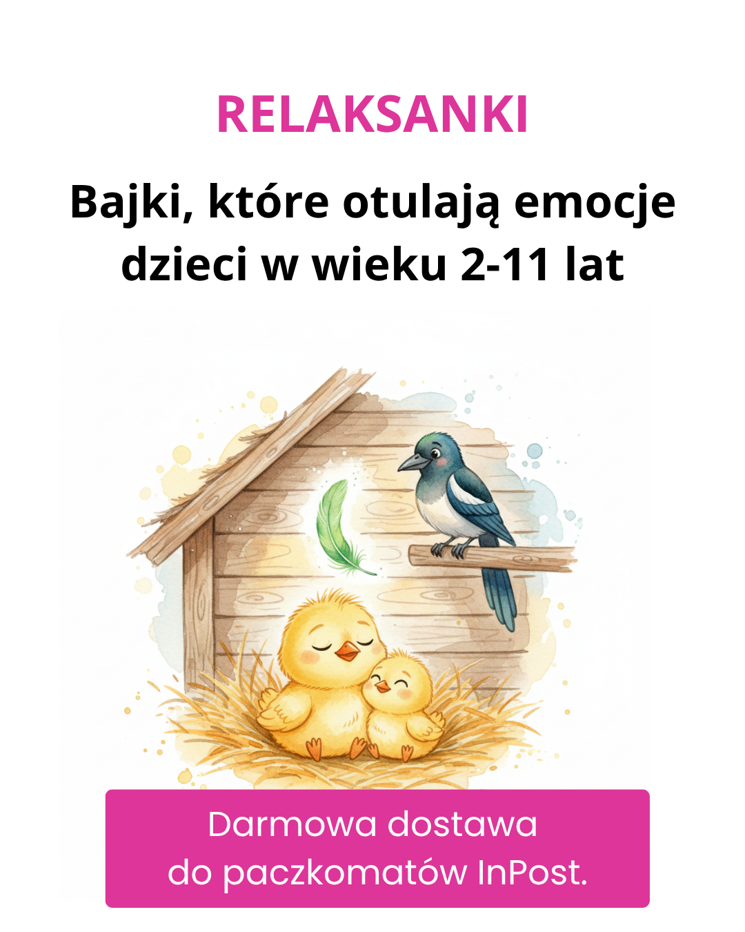 Relaksanki - bajki, które otulają emocje dzieci 2-11 lat Facebook ad
