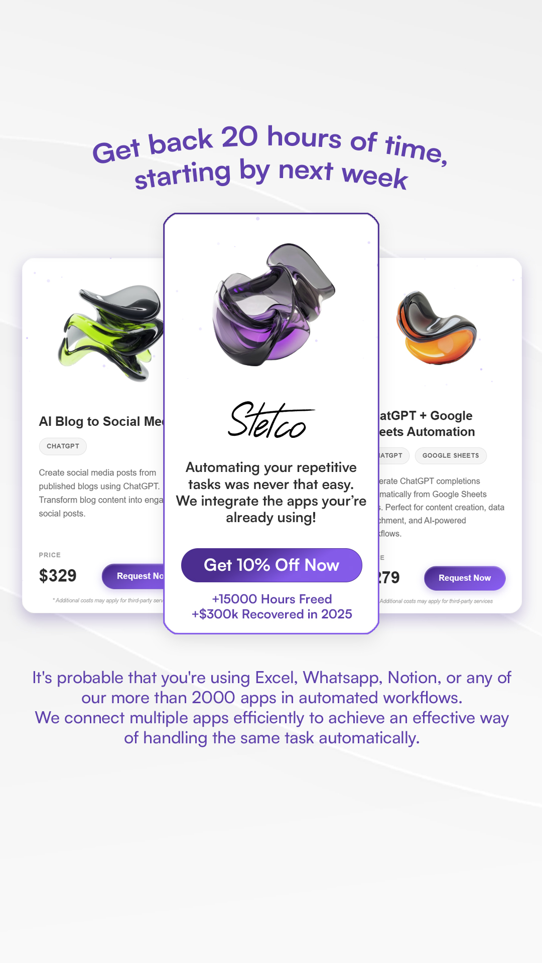 Stetco Digital Automations Facebook ad from Jan 29, 2026