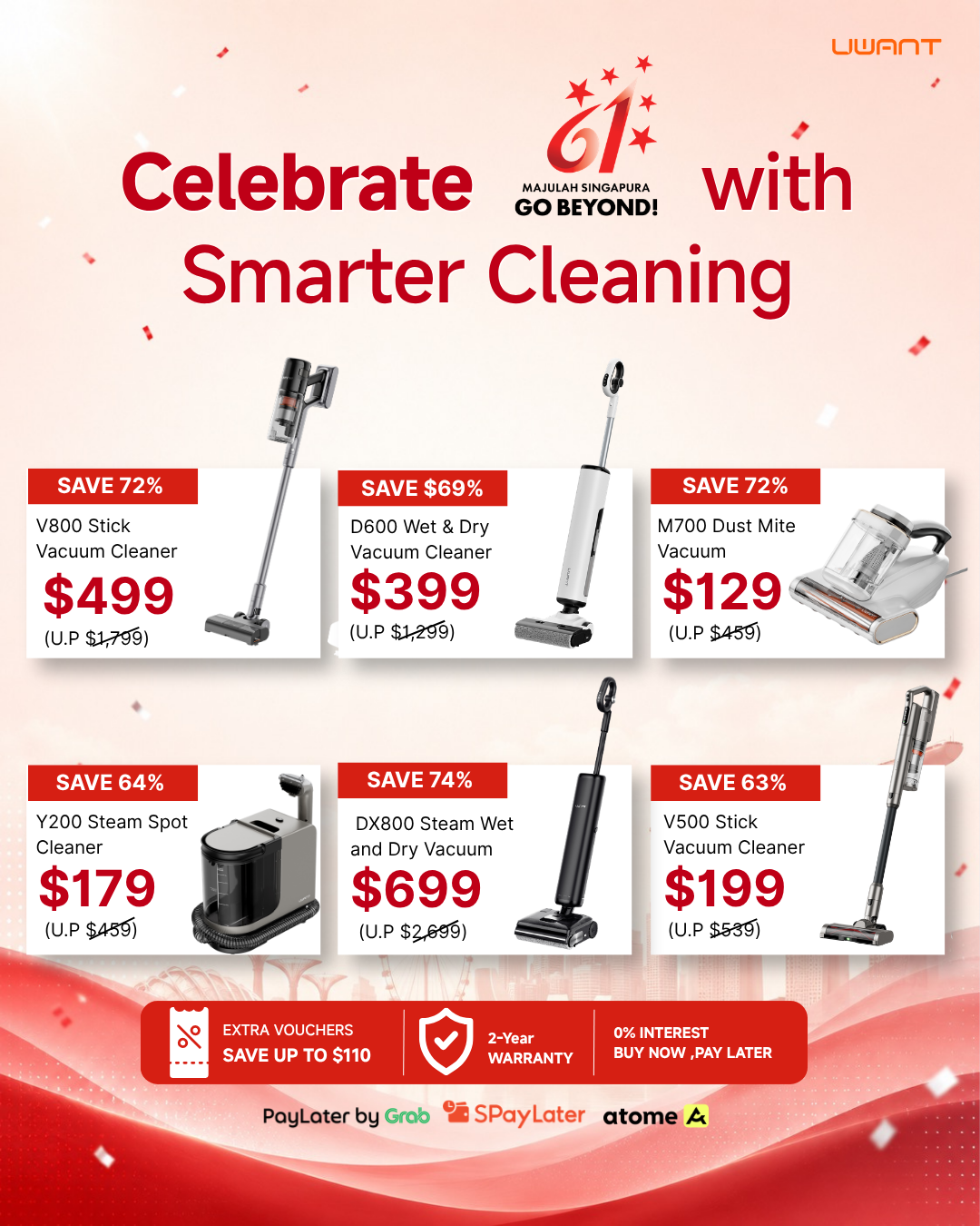 Uwant Singapore Facebook ad from Aug 4, 2026