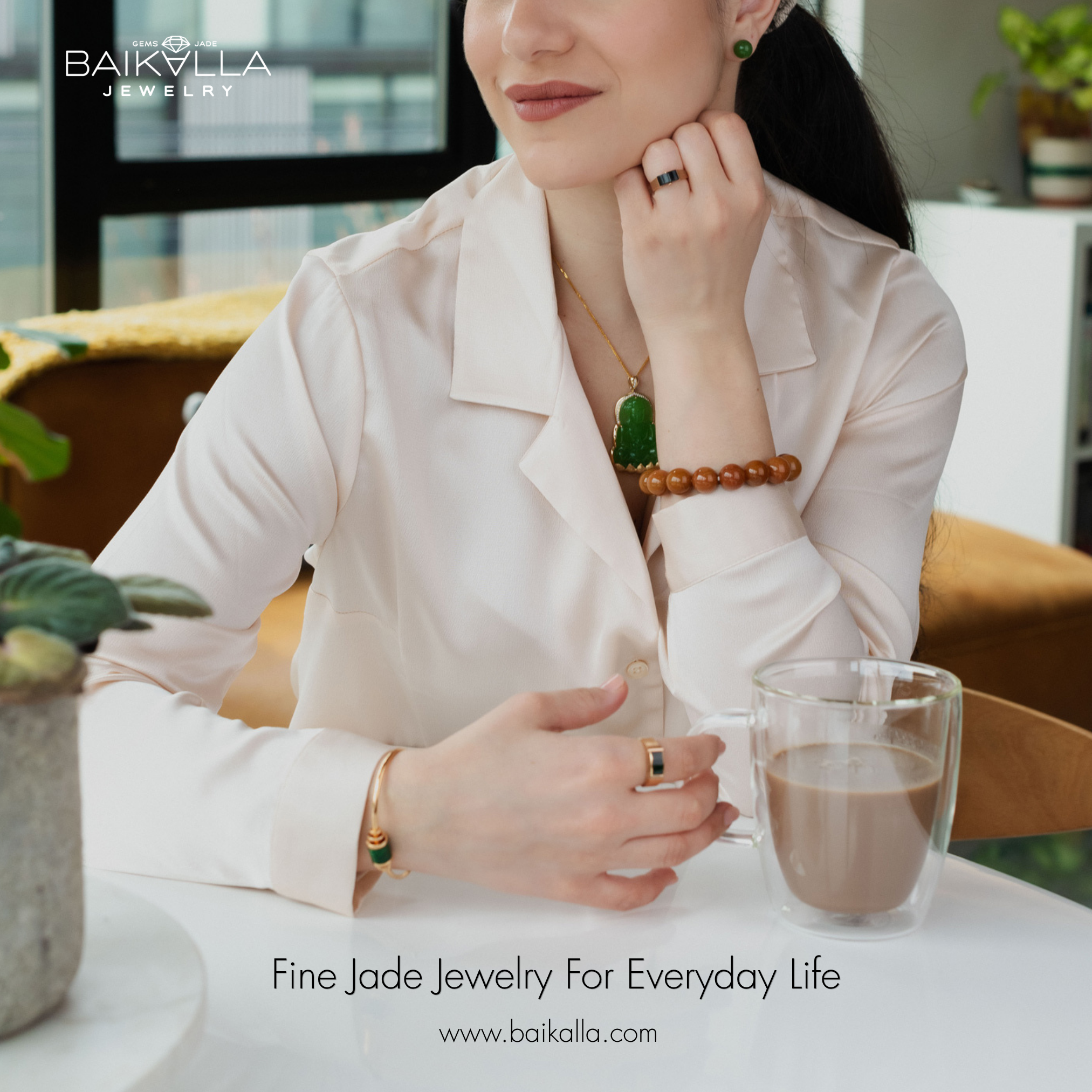 Baikalla Jewelry - Fine Jadeite Jade Jewelers Facebook ad: One of a Kind-Just Like You