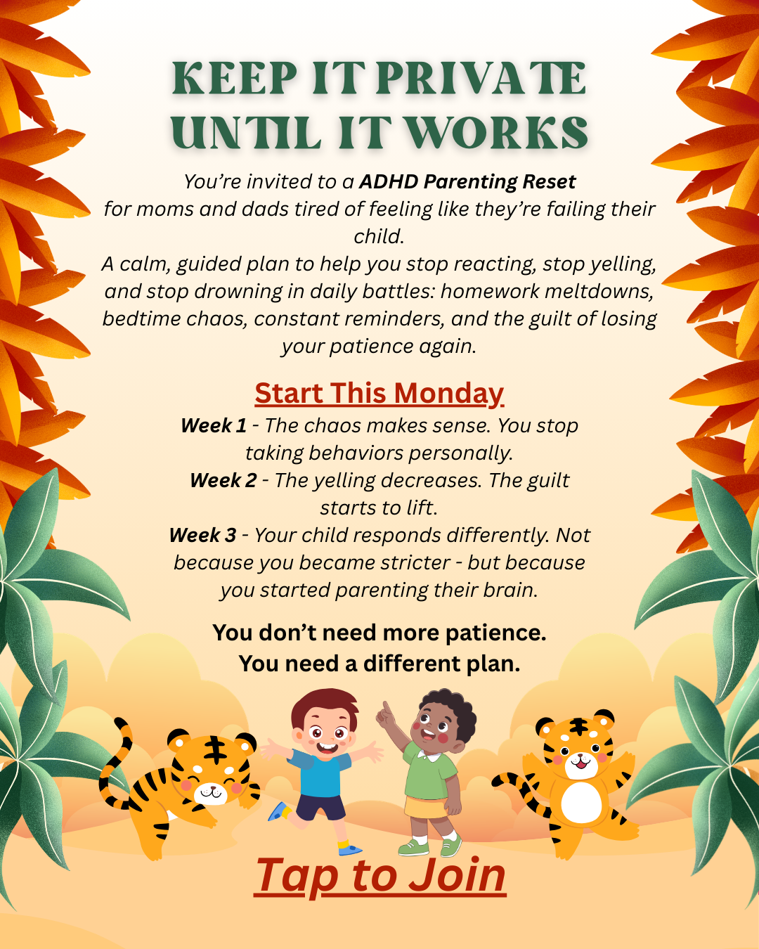 Parenting Leader Facebook ad