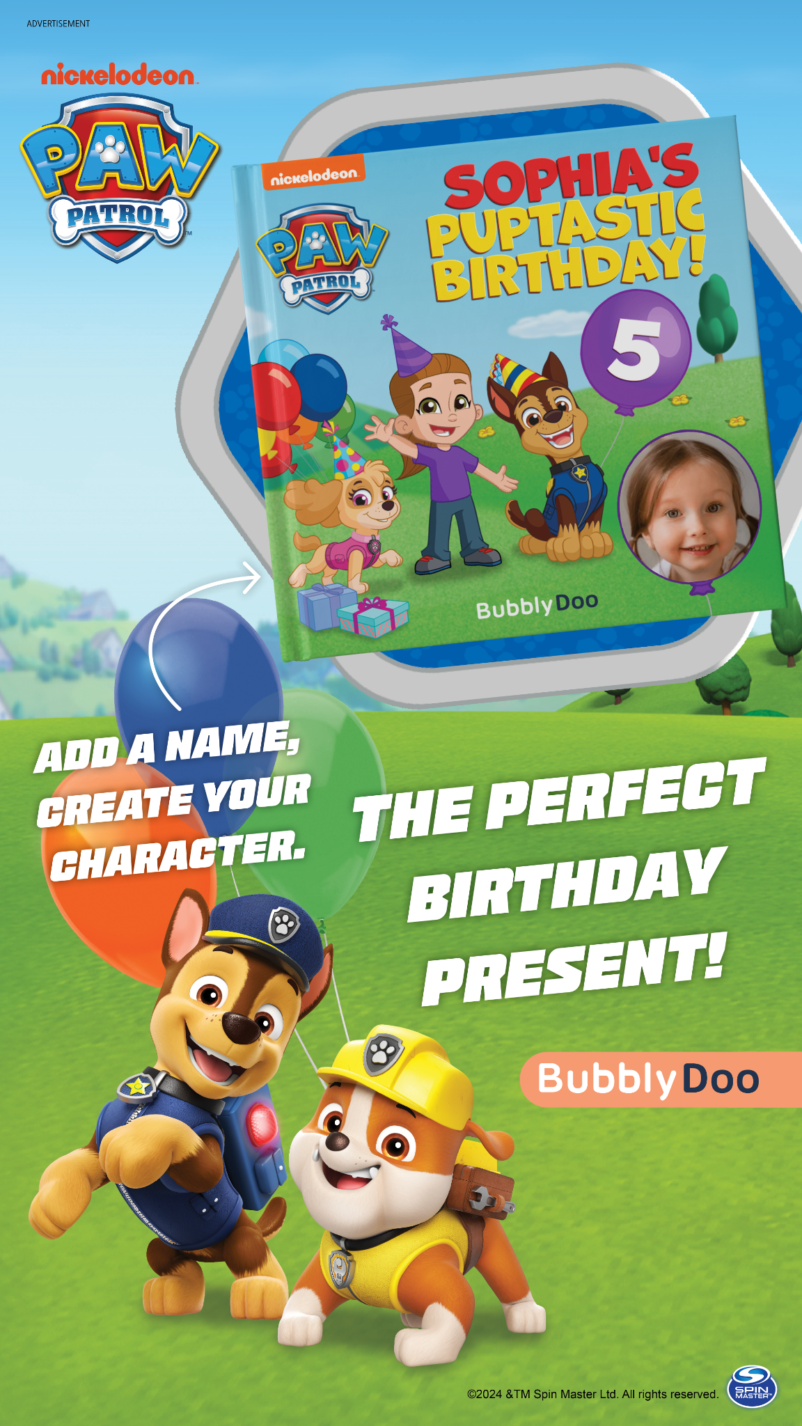 BubblyDoo Books Facebook ad