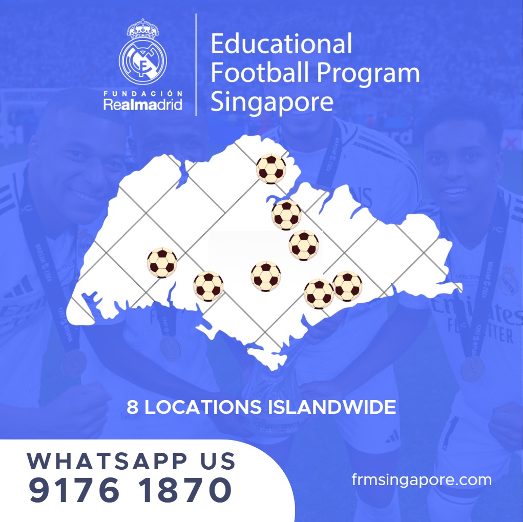 Real Madrid Foundation Football School Singapore Facebook ad