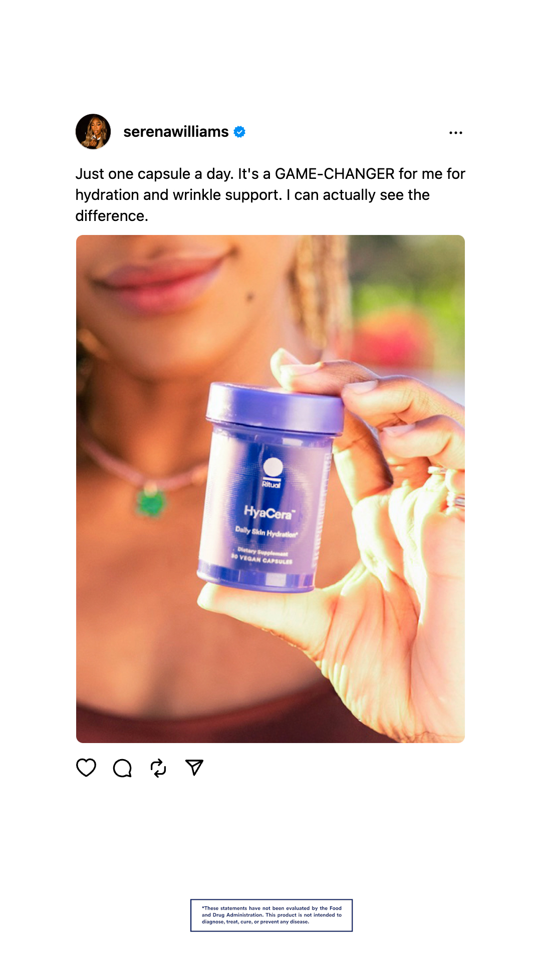 Ritual Facebook ad